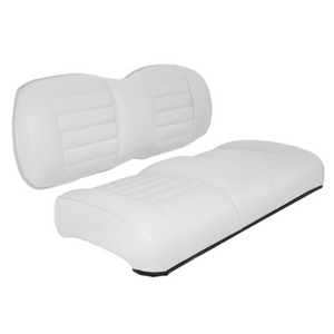 E-Z-GO TXT Premium OEM Style Front Replacement White Seat Assemblies