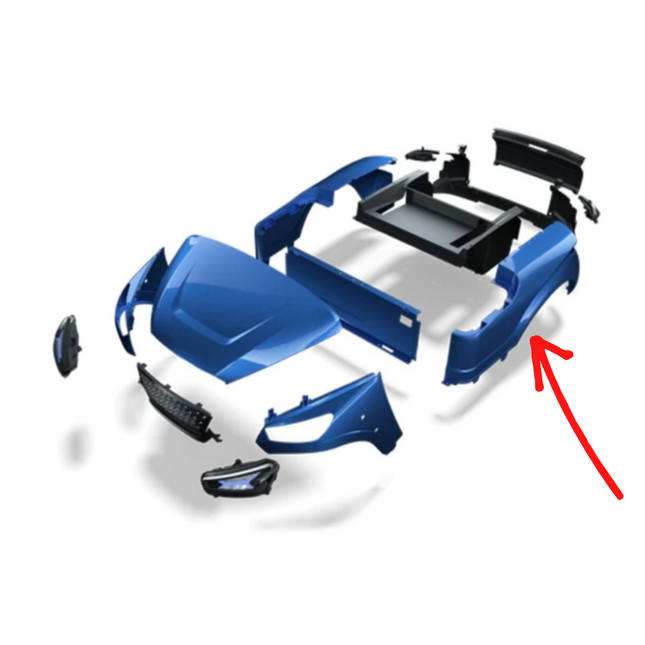 Storm Body Replacement Parts - Driver Side Rear Panel