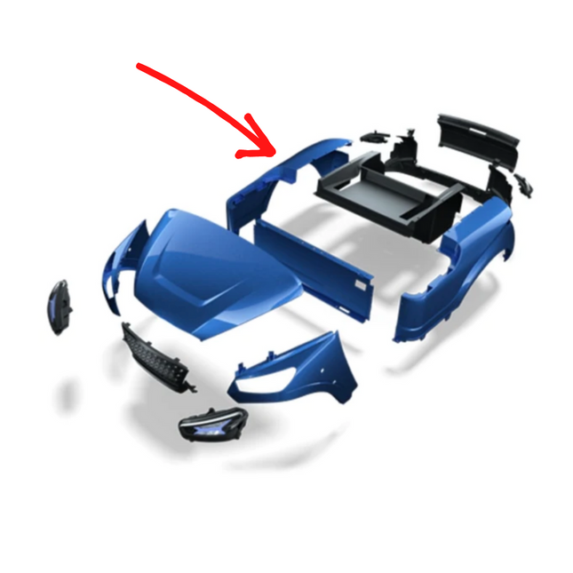 Storm Body Replacement Parts - Passenger Side Rear Panel