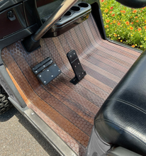 Load image into Gallery viewer, Dekomats Golf Cart Floor Mat - Teak Wood