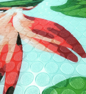 Dekomats Golf Cart Floor Mat - Tropical Hibiscus