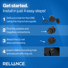 Load image into Gallery viewer, Universal USB/USB-C Fast Charger Socket