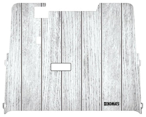 Dekomats Golf Cart Floor Mat - White Wood