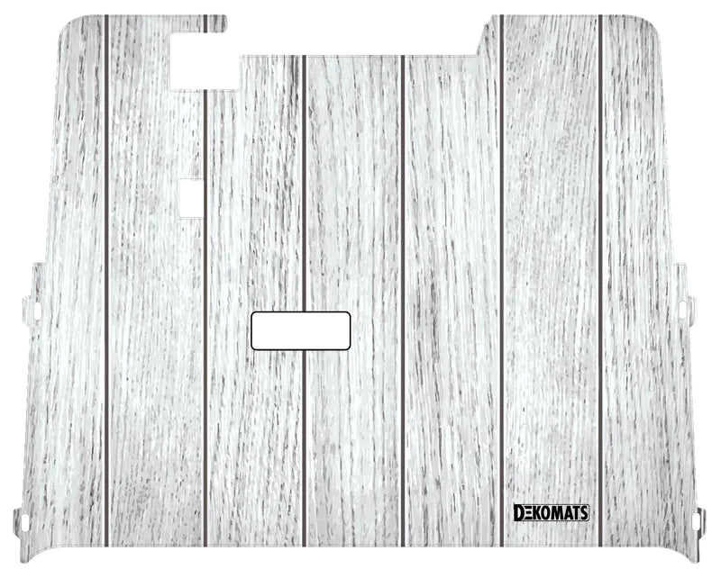 Dekomats Golf Cart Floor Mat - White Wood