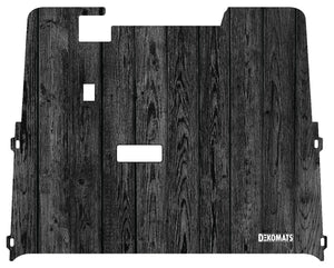 Dekomats Golf Cart Floor Mat - Black Wood