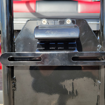 Evolution D5 and D2 Golf Cart License Plate Mount